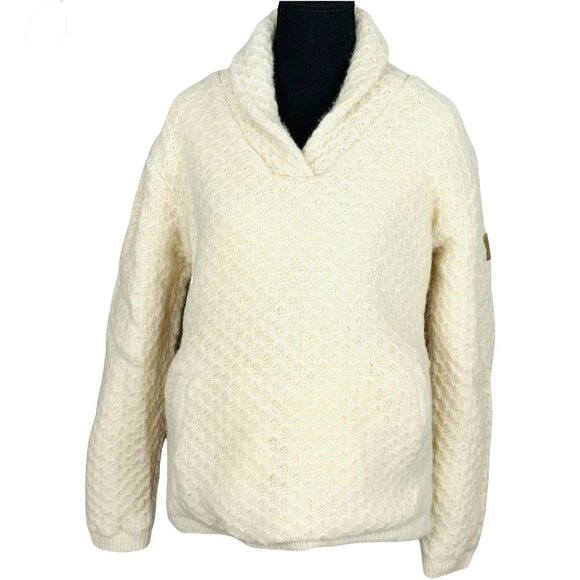PURE WOOL Balta Hand Knit Sweater - Picture 1 of 7